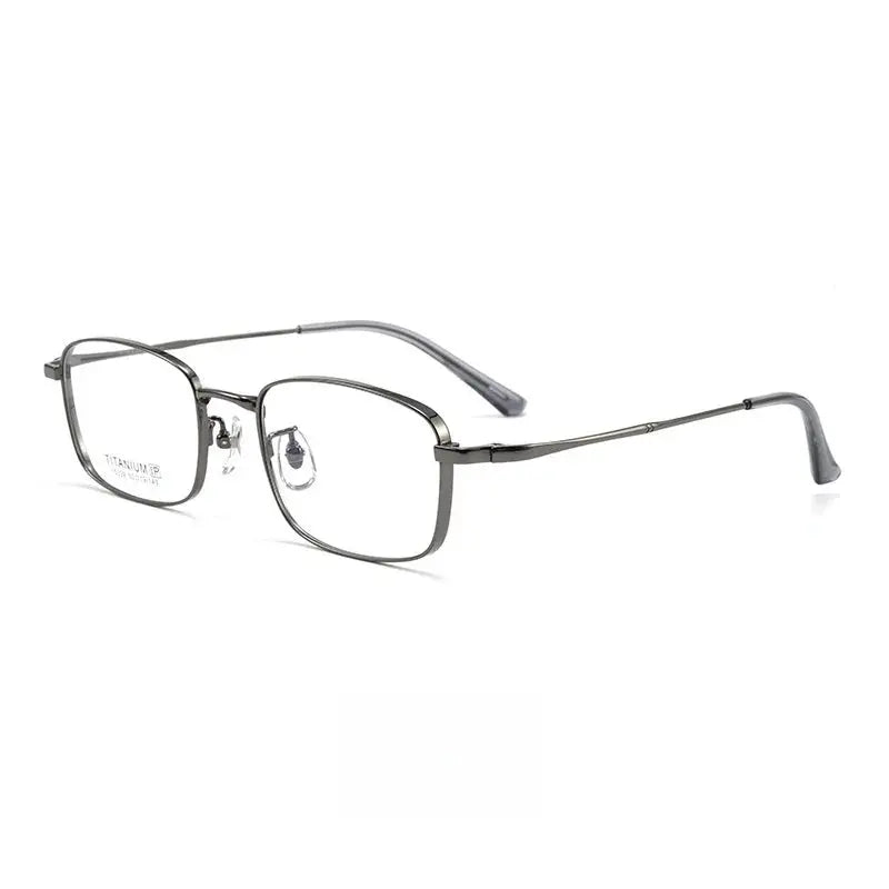 Men's Square Full Rim Titanium Prescription Glasses X15339t — view 5 | Rx Spectacle