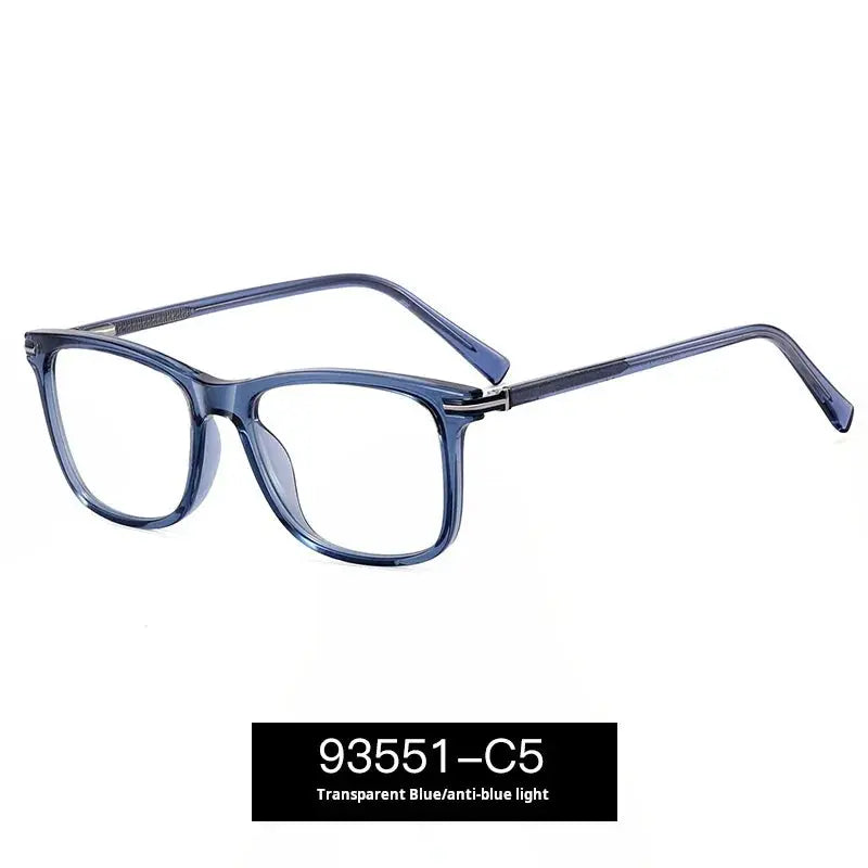 Women's Square Full Rim TR90 Prescription Glasses 93551 — view 7 | Rx Spectacle
