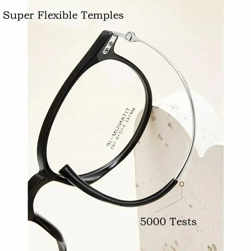 Unisex Square Full Rim Prescription Glasses M8142 — view 2 | Rx Spectacle