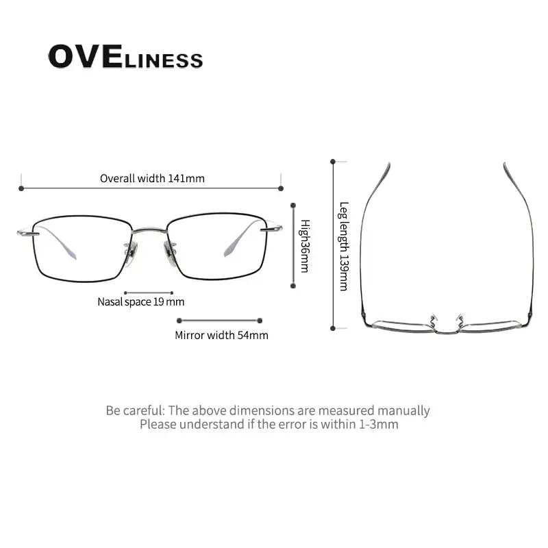 Unisex Polygon Full Rim Titanium Prescription Glasses 369175 — view 2 | Rx Spectacle