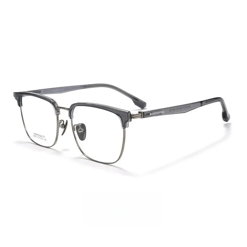 Men's Square Full Rim TR90 Prescription Glasses Y51010 — view 6 | Rx Spectacle