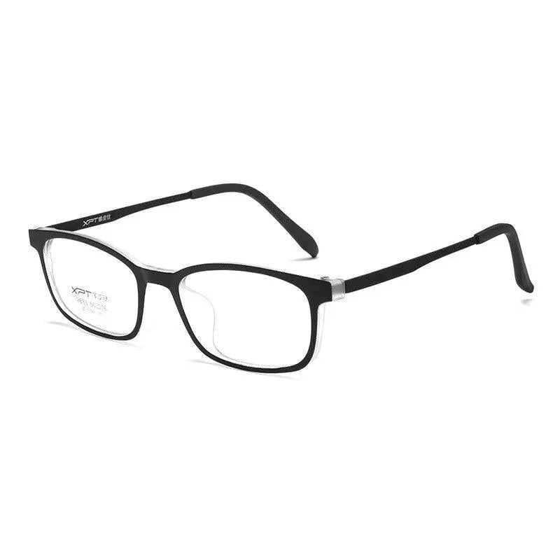 Unisex Square Full Rim Titanium Prescription Glasses 9833XP — view 2 | Rx Spectacle