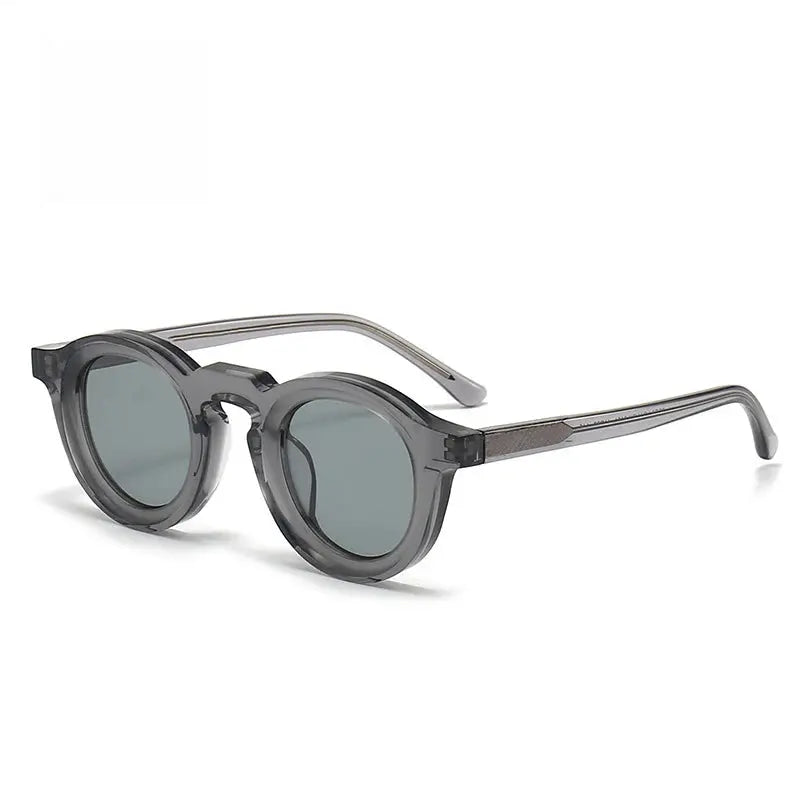 Unisex Round Full Rim Acetate Prescription Glasses 442741 — view 5 | Rx Spectacle