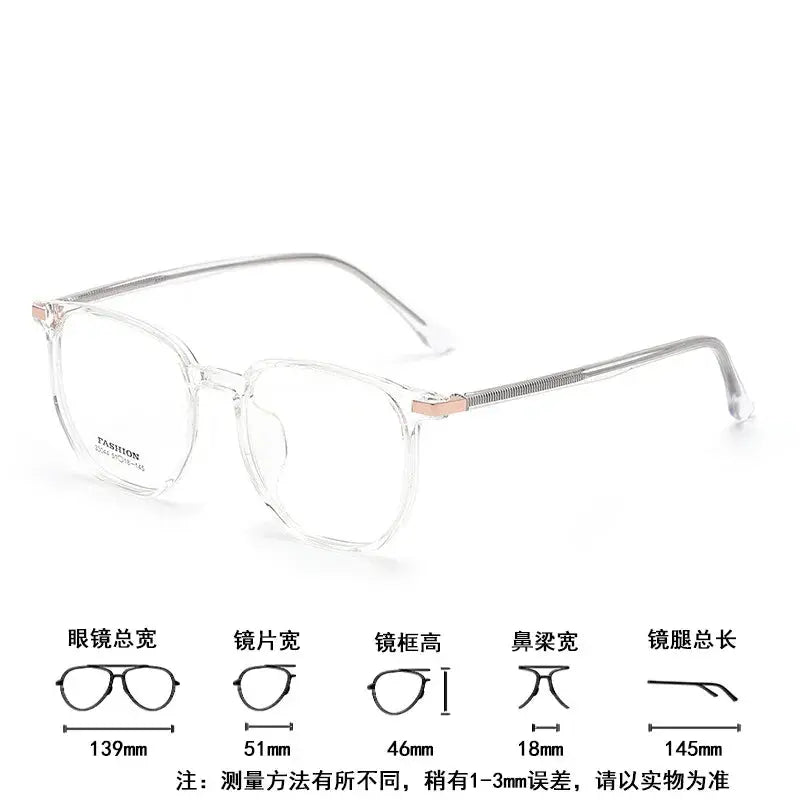 Women's Square Full Rim TR90 Prescription Glasses 33004 — view 6 | Rx Spectacle