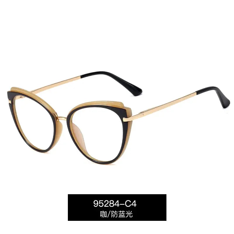 Women's Oval Full Rim TR90 Prescription Glasses 95284 — view 4 | Rx Spectacle