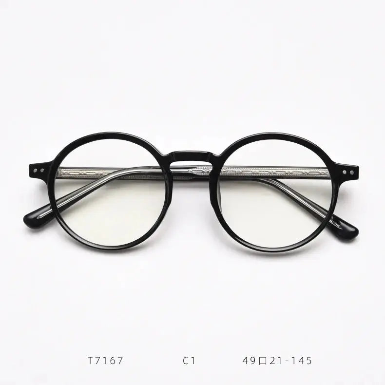 Women's Round Full Rim TR90 Prescription Glasses 57167 — view 6 | Rx Spectacle