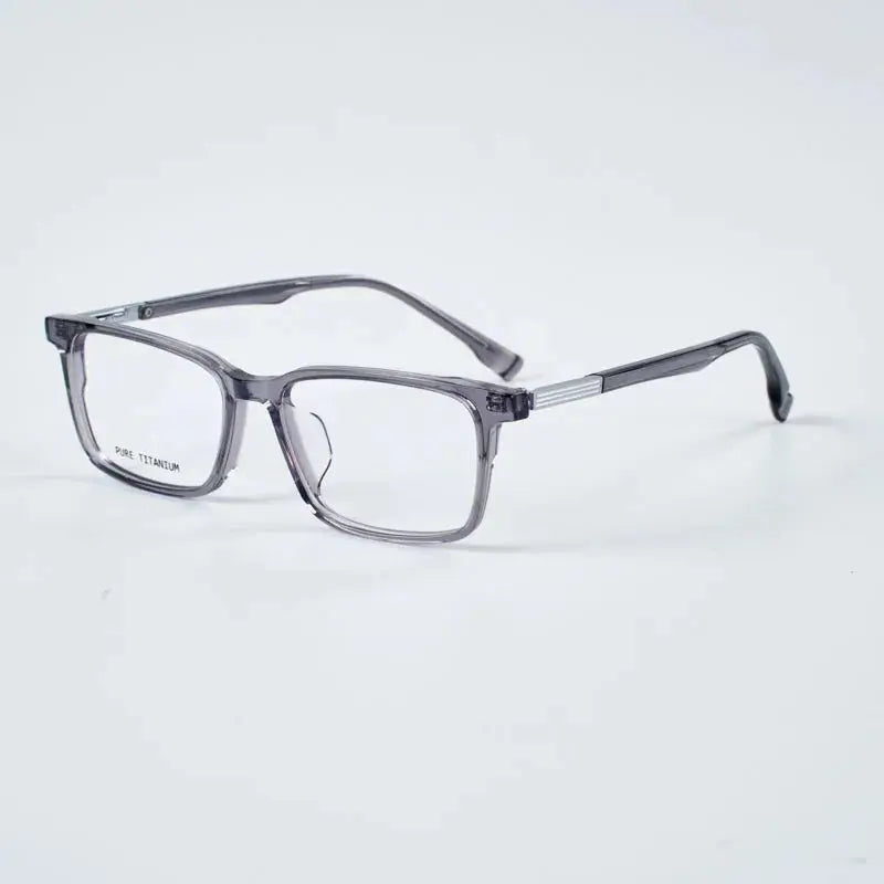 Unisex Browline Full Rim Acetate Prescription Glasses 22005 — view 4 | Rx Spectacle