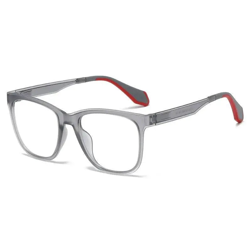 Men's Square Full Rim Titanium Sports Glasses 02002 — view 9 | Rx Spectacle