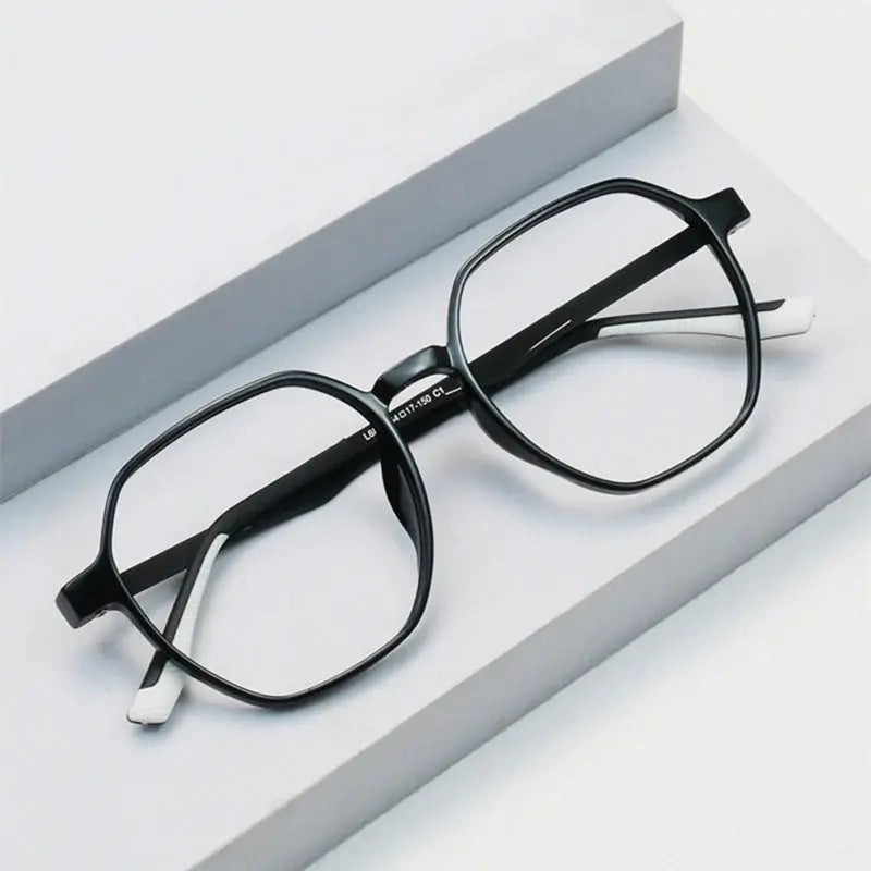 Men's Polygon Full Rim Titanium Prescription Glasses 256883 — view 1 | Rx Spectacle