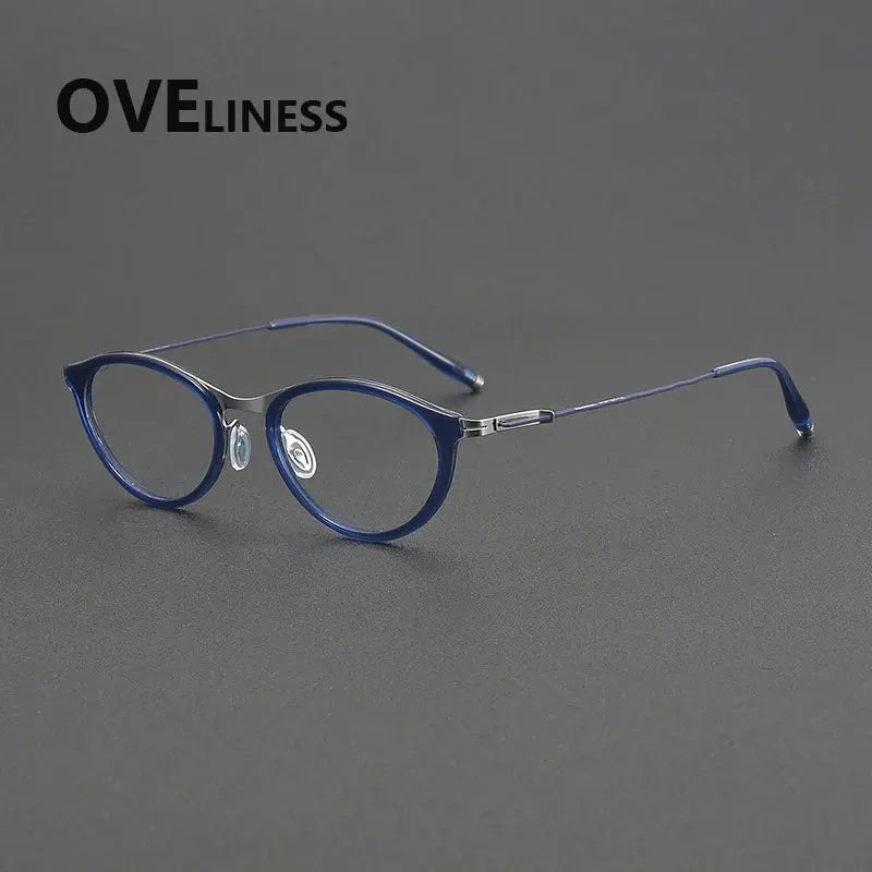 Unisex Square Full Rim Titanium Prescription Glasses 202516 — view 6 | Rx Spectacle