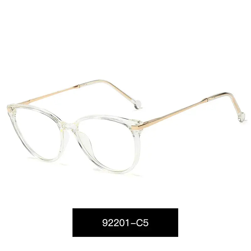 Women's Cat Eye Full Rim TR90 Prescription Glasses 92201 — view 6 | Rx Spectacle