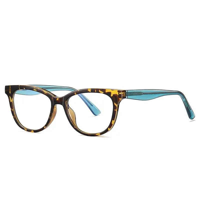 Women's Square Full Rim Titanium Prescription Glasses 20210 — view 6 | Rx Spectacle