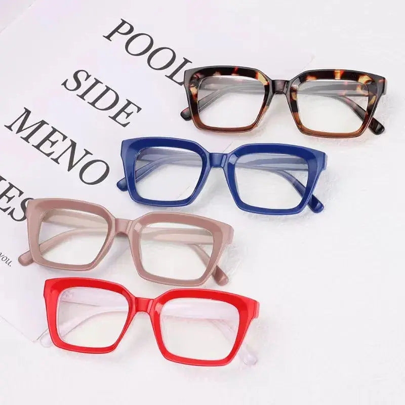 Unisex Square Full Rim Acetate Reading Glasses 4913 — view 1 | Rx Spectacle