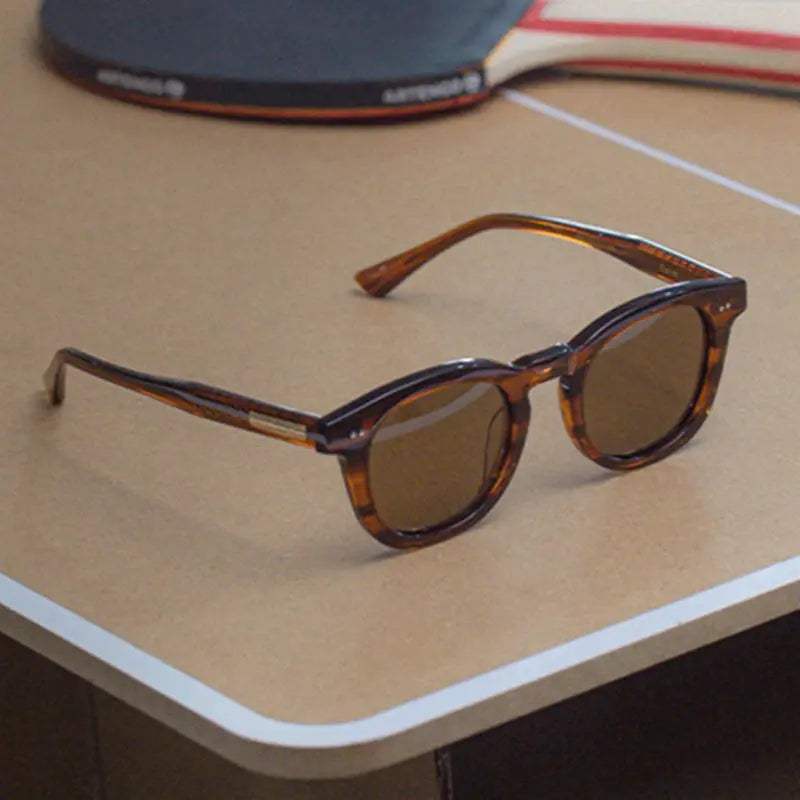 Unisex Square Full Rim Acetate Prescription Glasses 4946 — view 2 | Rx Spectacle