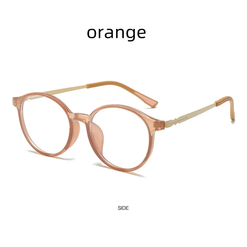Unisex Round Full Rim Titanium Prescription Glasses 241172 — view 3 | Rx Spectacle