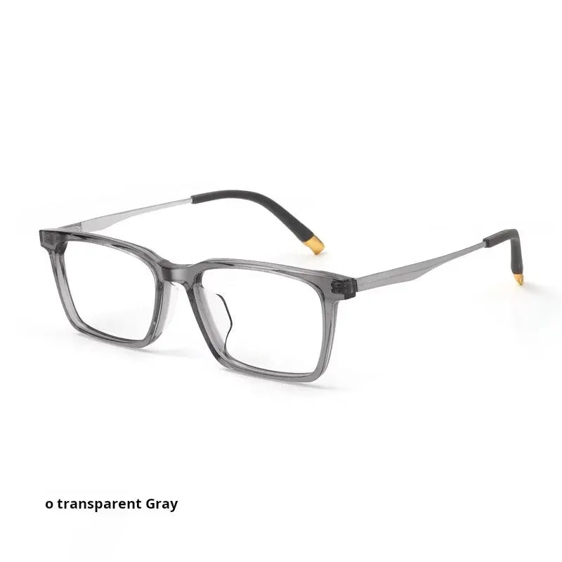 Unisex Square Full Rim Titanium Prescription Glasses 72583 — view 3 | Rx Spectacle