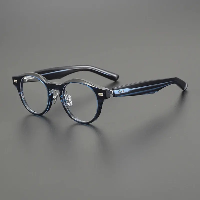 Women's Round Full Rim Acetate Prescription Glasses 61150 — view 5 | Rx Spectacle