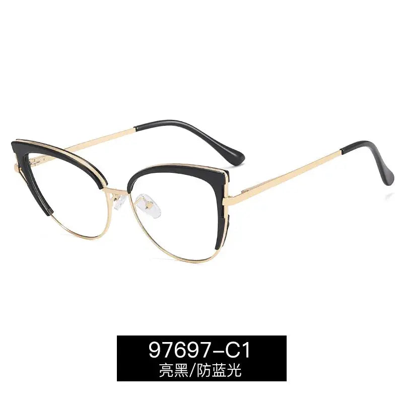 Women's Cat Eye Full Rim Acetate Prescription Glasses 97697 — view 10 | Rx Spectacle