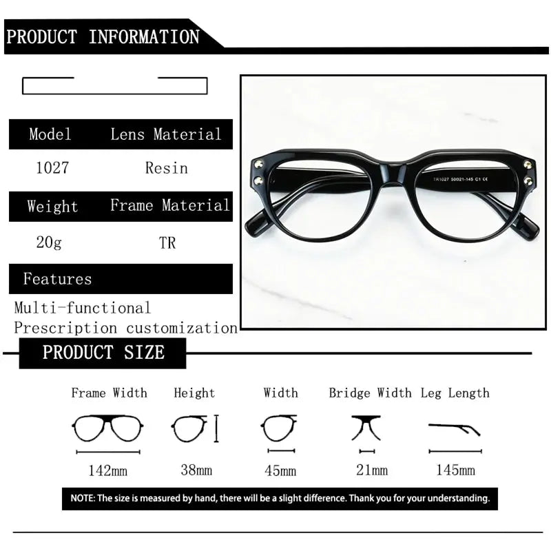 Unisex Oval Full Rim TR90 Reading Glasses 671027 — view 2 | Rx Spectacle