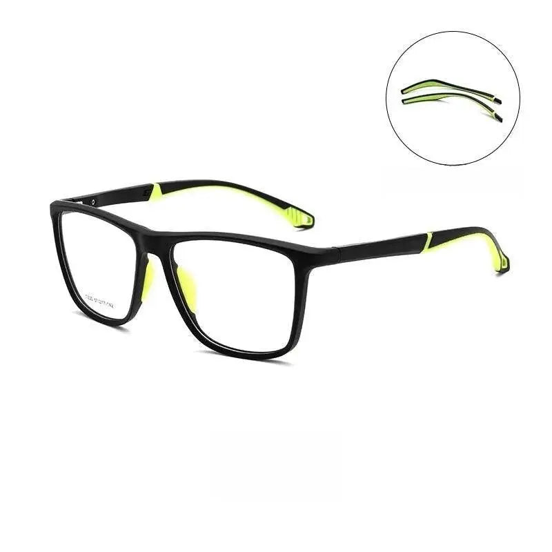 Men's Square Full Rim TR90 Sports Glasses Y1230d — view 11 | Rx Spectacle