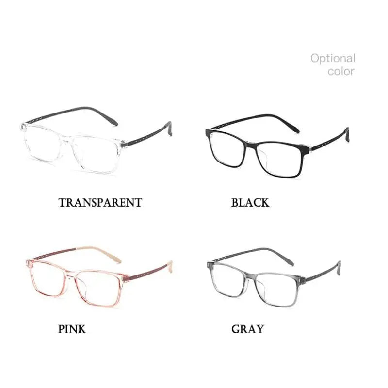 Unisex Square Full Rim TR90 Prescription Glasses 99103T — view 7 | Rx Spectacle