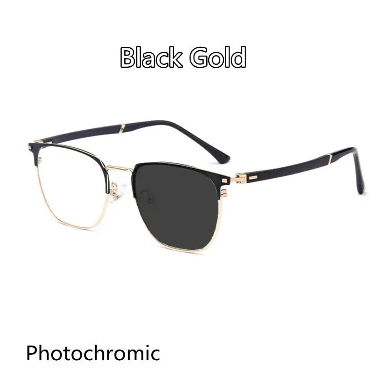 Unisex Square Full Rim Titanium Reading Glasses 6120 — view 12 | Rx Spectacle