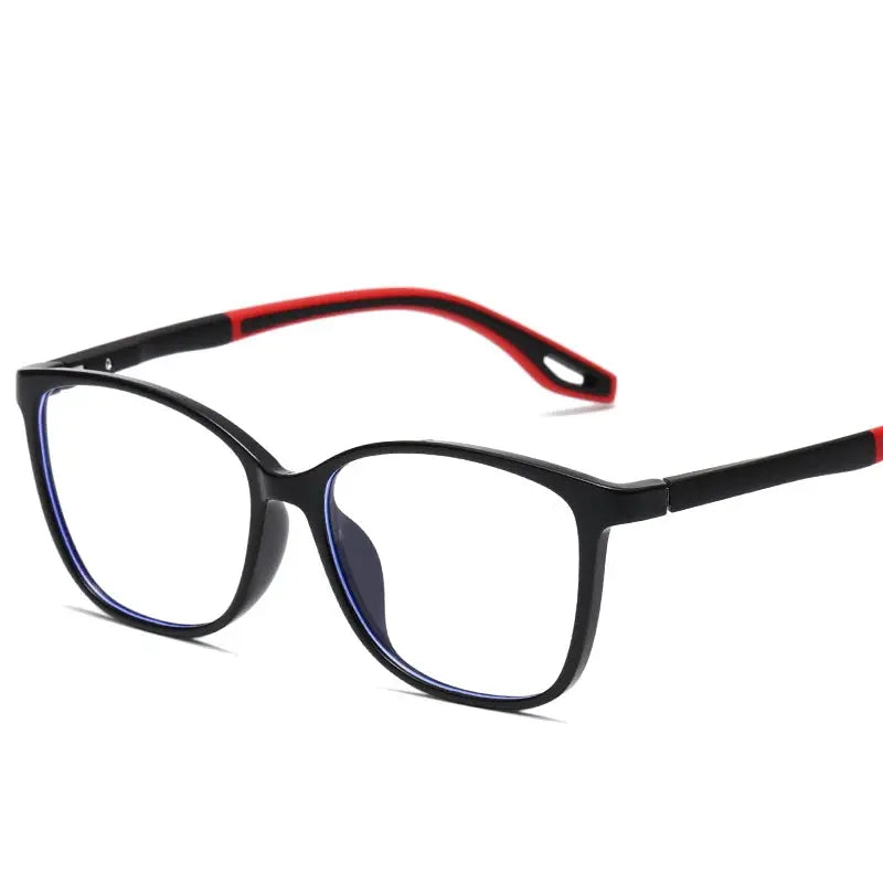 Unisex Square Full Rim Plastic Prescription Glasses 81312 — view 4 | Rx Spectacle