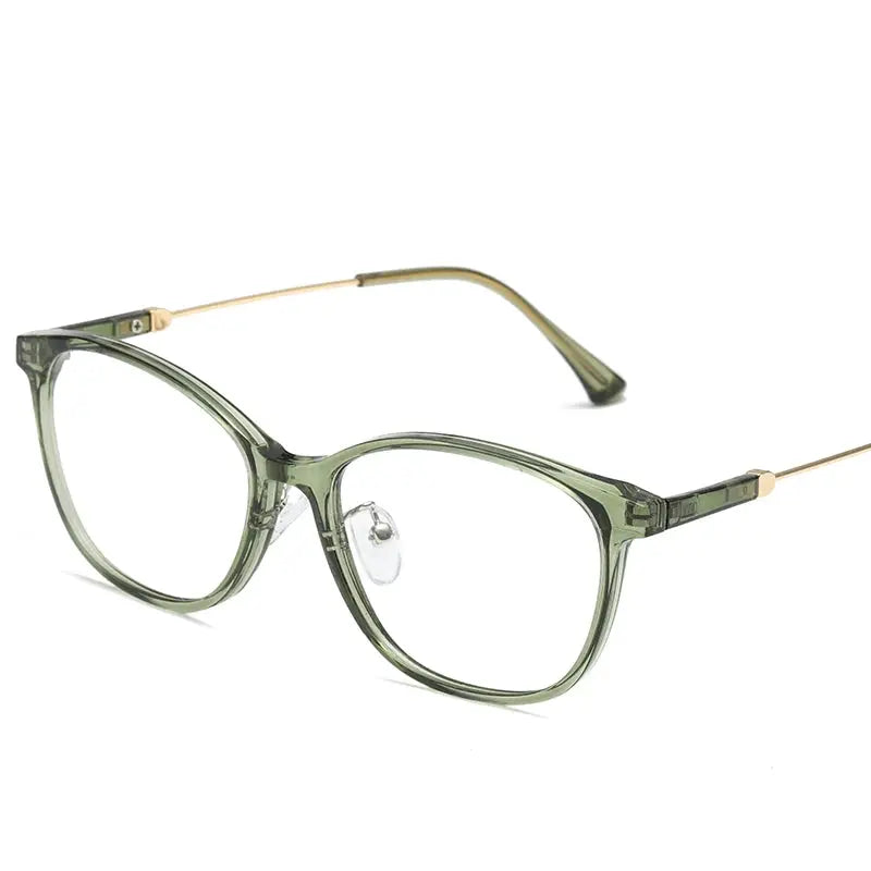 Unisex Round Full Rim Plastic Prescription Glasses 81290 — view 6 | Rx Spectacle