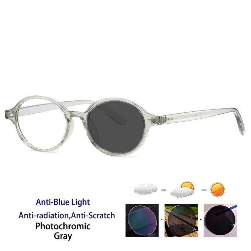 Unisex Round Full Rim TR90 Reading Glasses 512297 — view 4 | Rx Spectacle