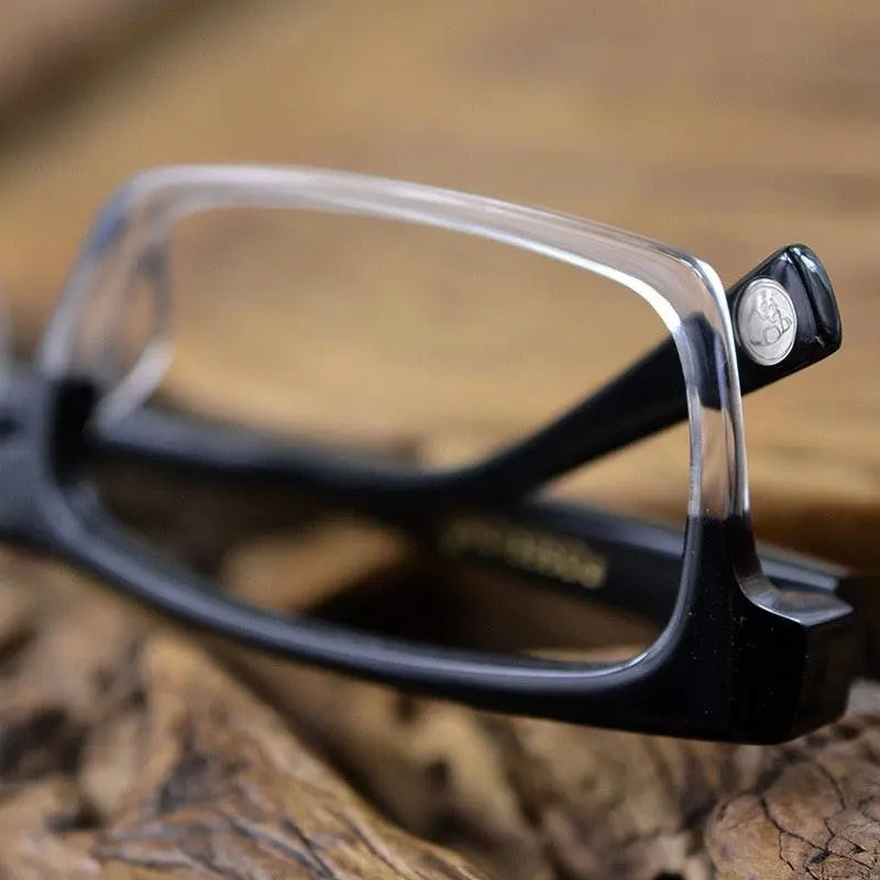 Men's Rectangular Full Rim Acetate Prescription Glasses Ps8005 — view 5 | Rx Spectacle
