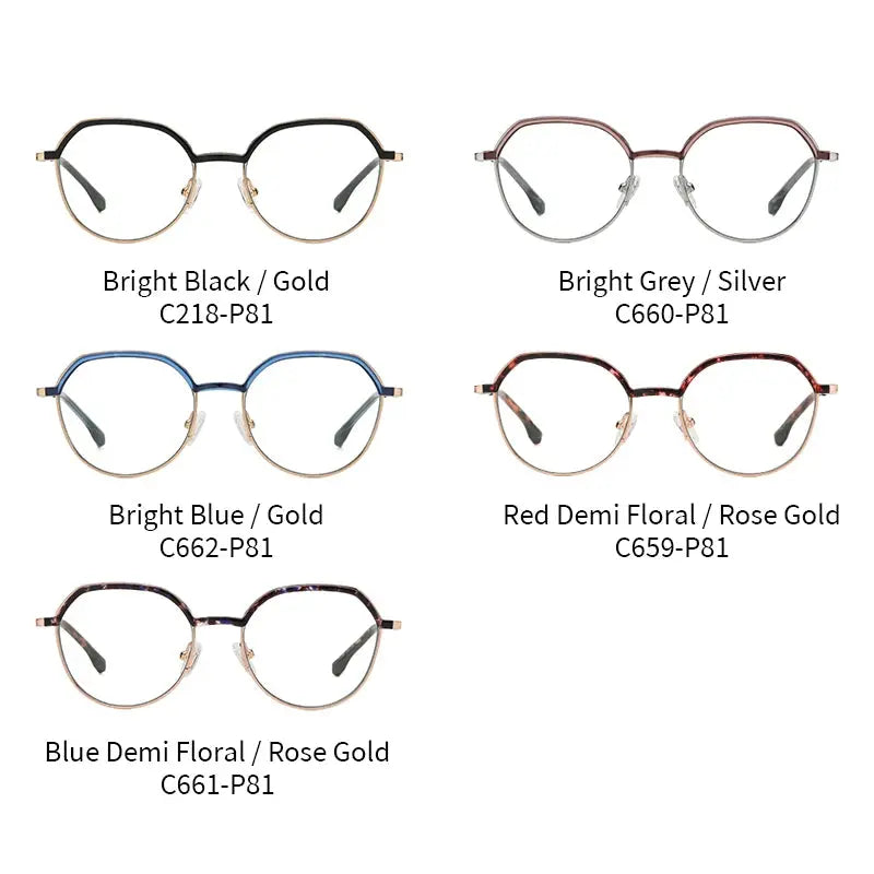 Women's Polygon Full Rim TR90 Prescription Glasses 3201 — view 4 | Rx Spectacle