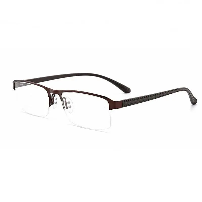 Women's Square Semi-Rimless TR90 Prescription Glasses 9165 — view 5 | Rx Spectacle