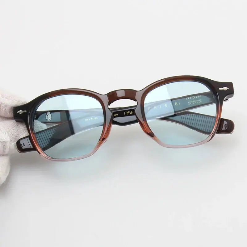 Unisex Square Full Rim Acetate Prescription Glasses 44144 — view 1 | Rx Spectacle