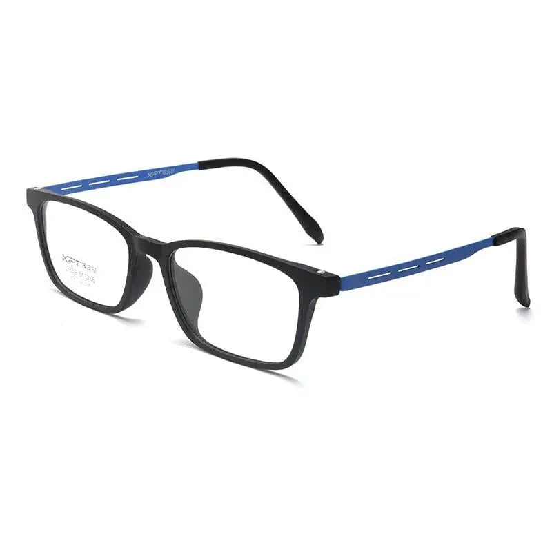Unisex Square Full Rim Titanium Prescription Glasses 9839XP — view 7 | Rx Spectacle