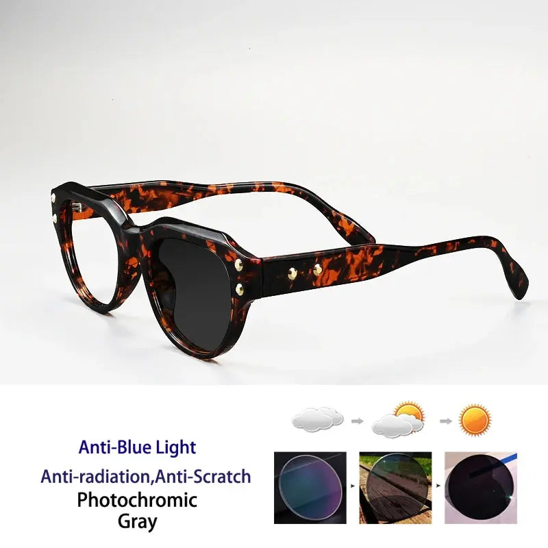 Unisex Oval Full Rim TR90 Reading Glasses 671027 — view 8 | Rx Spectacle