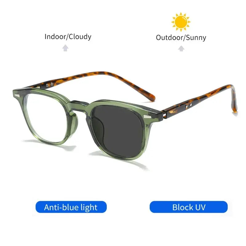 Unisex Square Full Rim Acetate Prescription Glasses L7156 — view 3 | Rx Spectacle