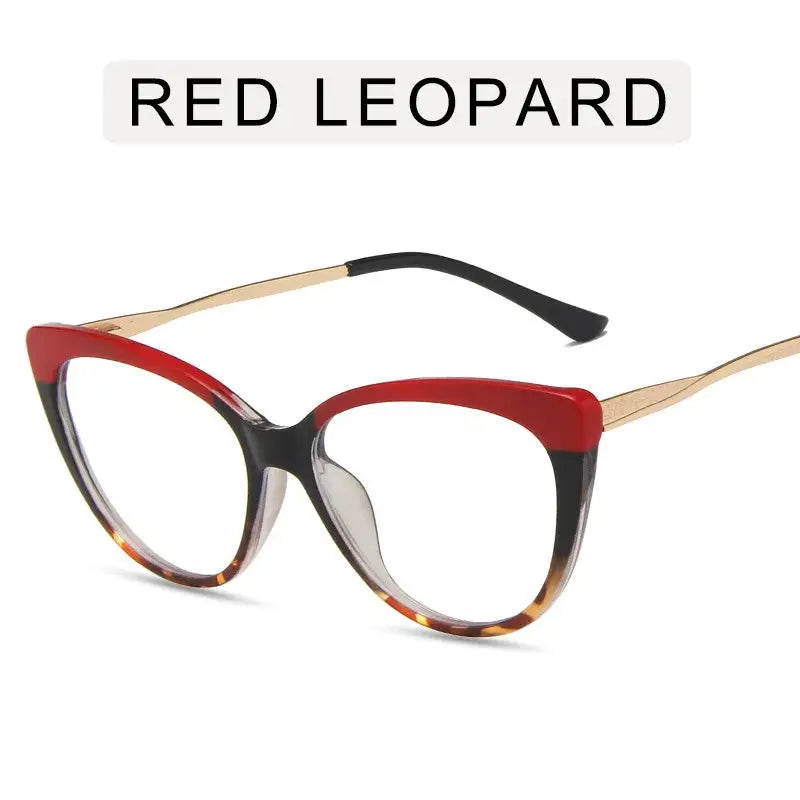 Women's Cat Eye Full Rim TR90 Prescription Glasses 55018 — view 12 | Rx Spectacle