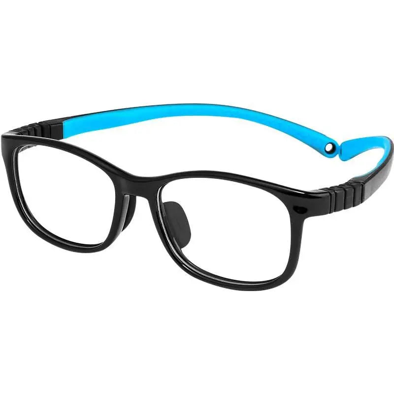 Unisex Square Full Rim TR90 Screwless Prescription Glasses 901et — view 10 | Rx Spectacle