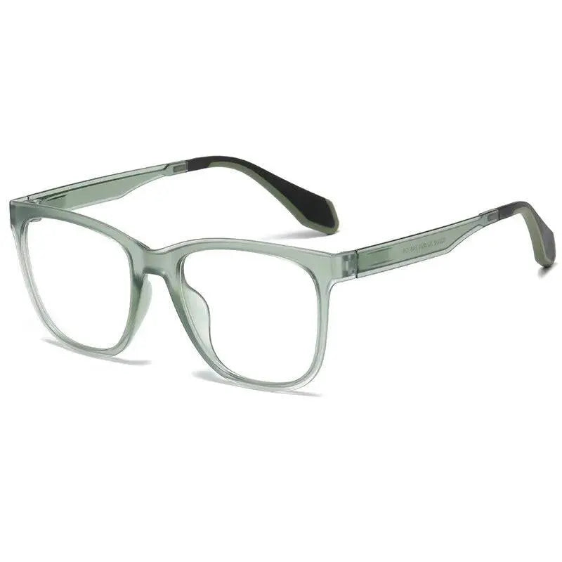 Men's Square Full Rim Titanium Sports Glasses 02002 — view 11 | Rx Spectacle