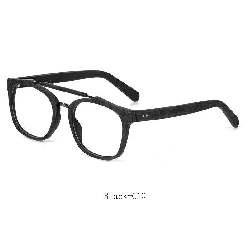Men's Square Full Rim Alloy Double Bridge Prescription Glasses Ft0369 — view 2 | Rx Spectacle