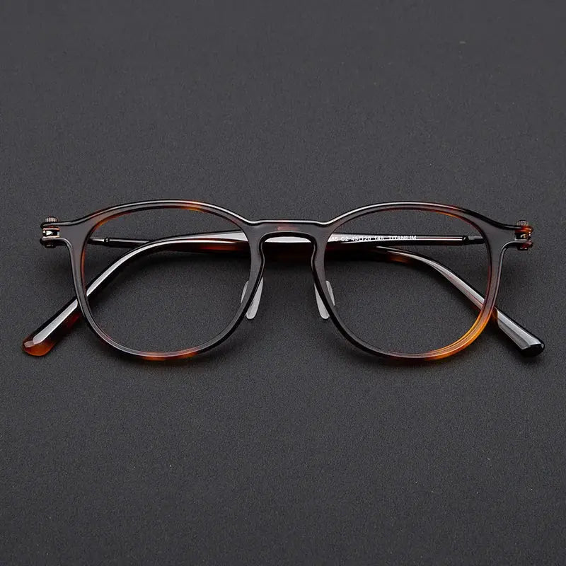 Unisex Square Full Rim Acetate Prescription Glasses 0265585 — view 2 | Rx Spectacle