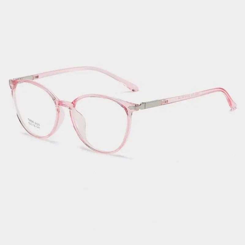 Women's Round Full Rim TR90 Prescription Glasses 8123 — view 2 | Rx Spectacle