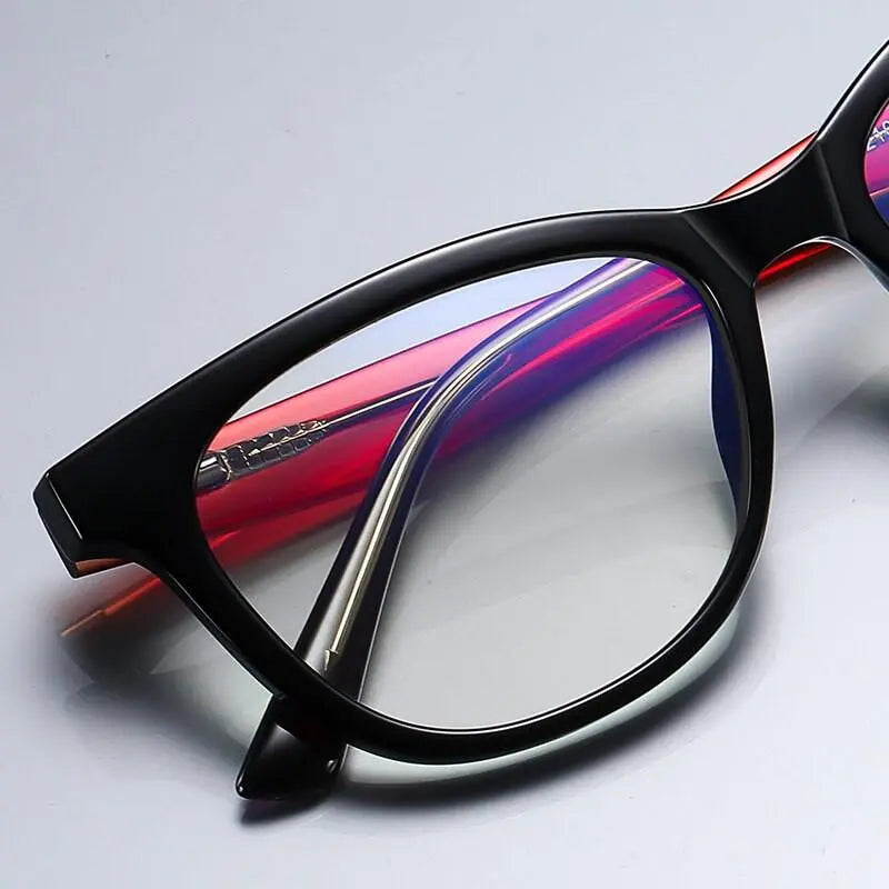 Women's Square Full Rim Titanium Prescription Glasses 20210 — view 9 | Rx Spectacle