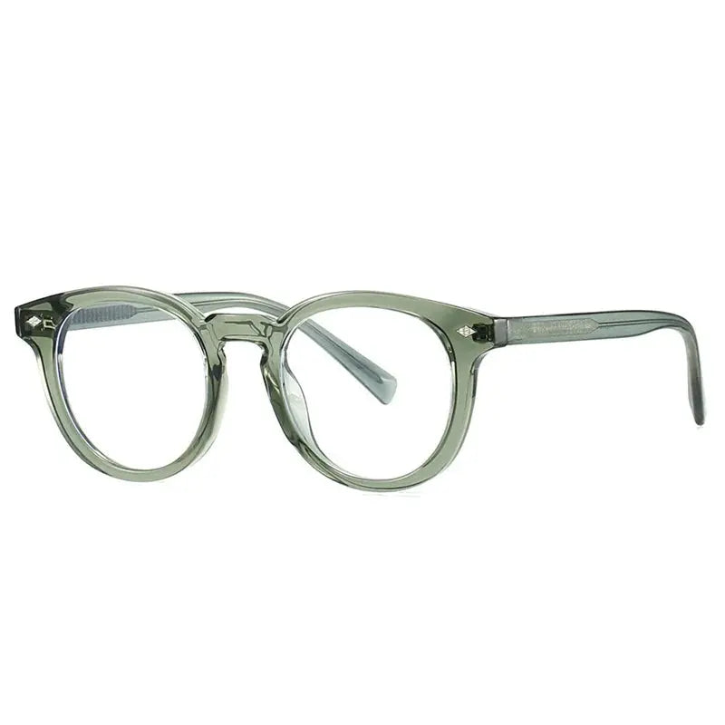 Unisex Round Full Rim TR90 Reading Glasses 28020 — view 7 | Rx Spectacle