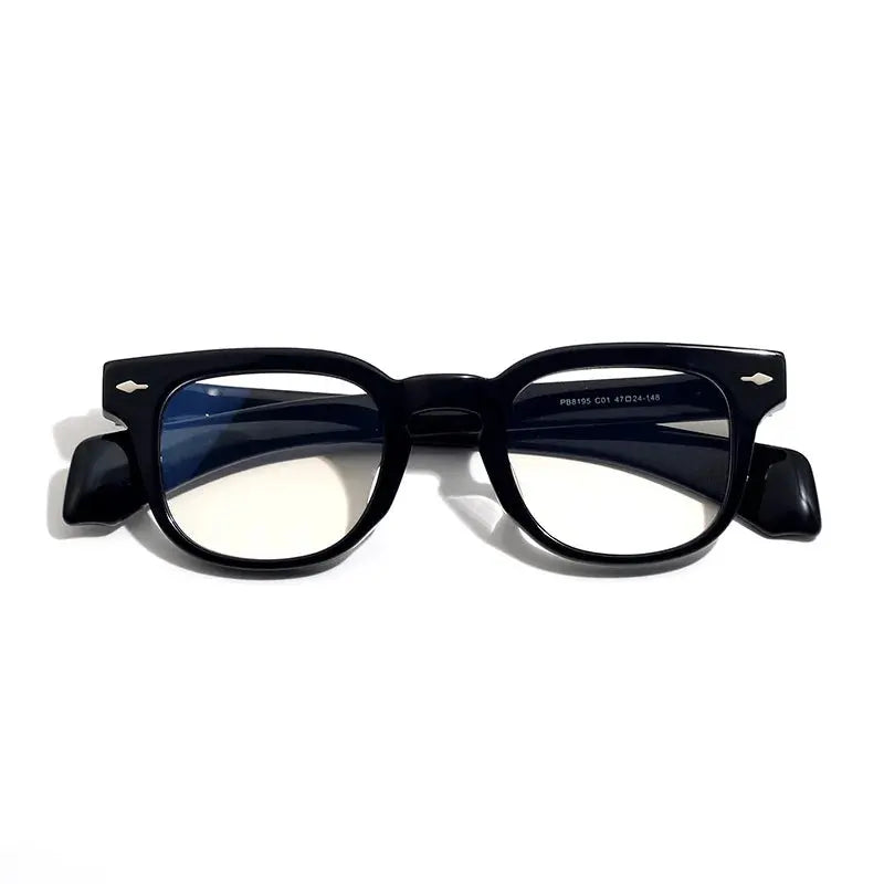 Unisex Browline Full Rim Acetate Prescription Glasses 368195 — view 4 | Rx Spectacle