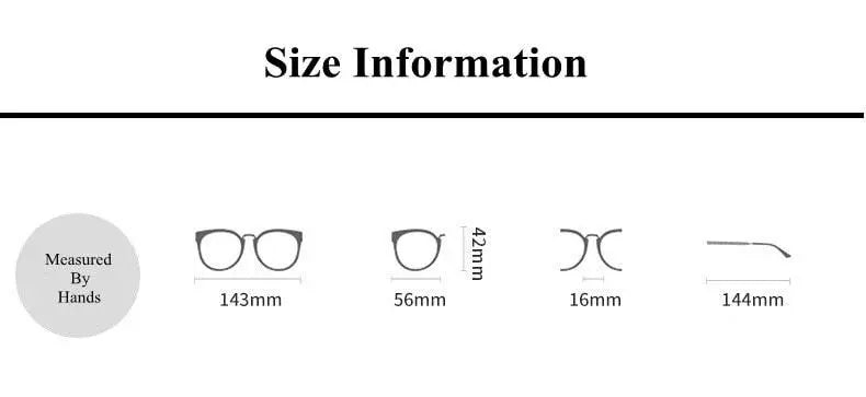 Women's Square Full Rim Titanium Prescription Glasses 7872 — view 15 | Rx Spectacle