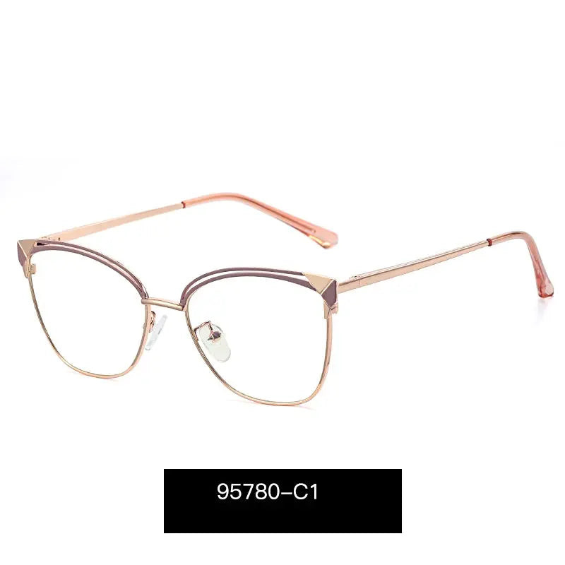 Women's Cat Eye Full Rim TR90 Prescription Glasses 795780 — view 7 | Rx Spectacle