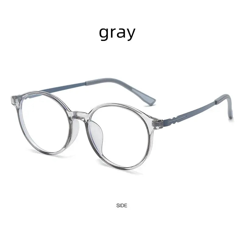 Unisex Round Full Rim Titanium Prescription Glasses 241172 — view 5 | Rx Spectacle