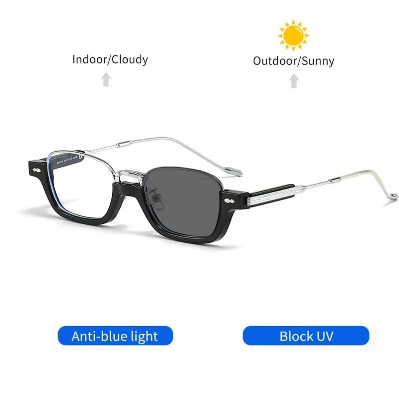Unisex Semi-Rimless Acetate Reading Glasses 22015 — view 4 | Rx Spectacle