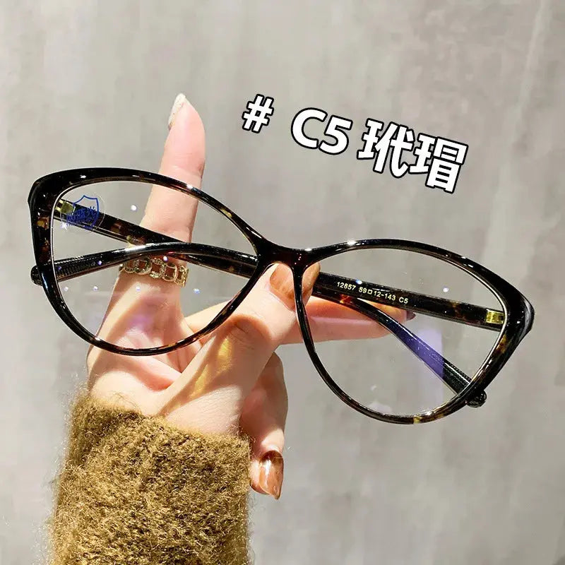 Unisex Oval Full Rim TR90 Prescription Glasses 12857 — view 6 | Rx Spectacle